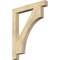 Ekena Millwork Westlake Block Rough Sawn Bracket, Douglas Fir, 4"W x 34"D x 42"H BKT04X34X42WTL05RDF - alternate 1